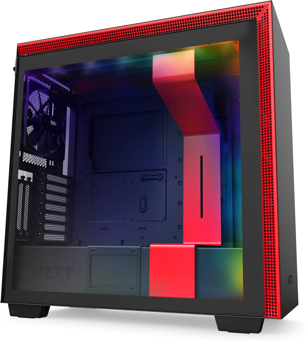 ATX Mid Tower PC Gaming Case with Tempered Glass Side Panel Z20282