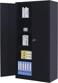 Metal Storage Cabinet with Doors and Shelves H467275