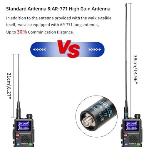 2 Pack 10W Handheld Ham Radio Walkie Talkies with Programming Cable A1151