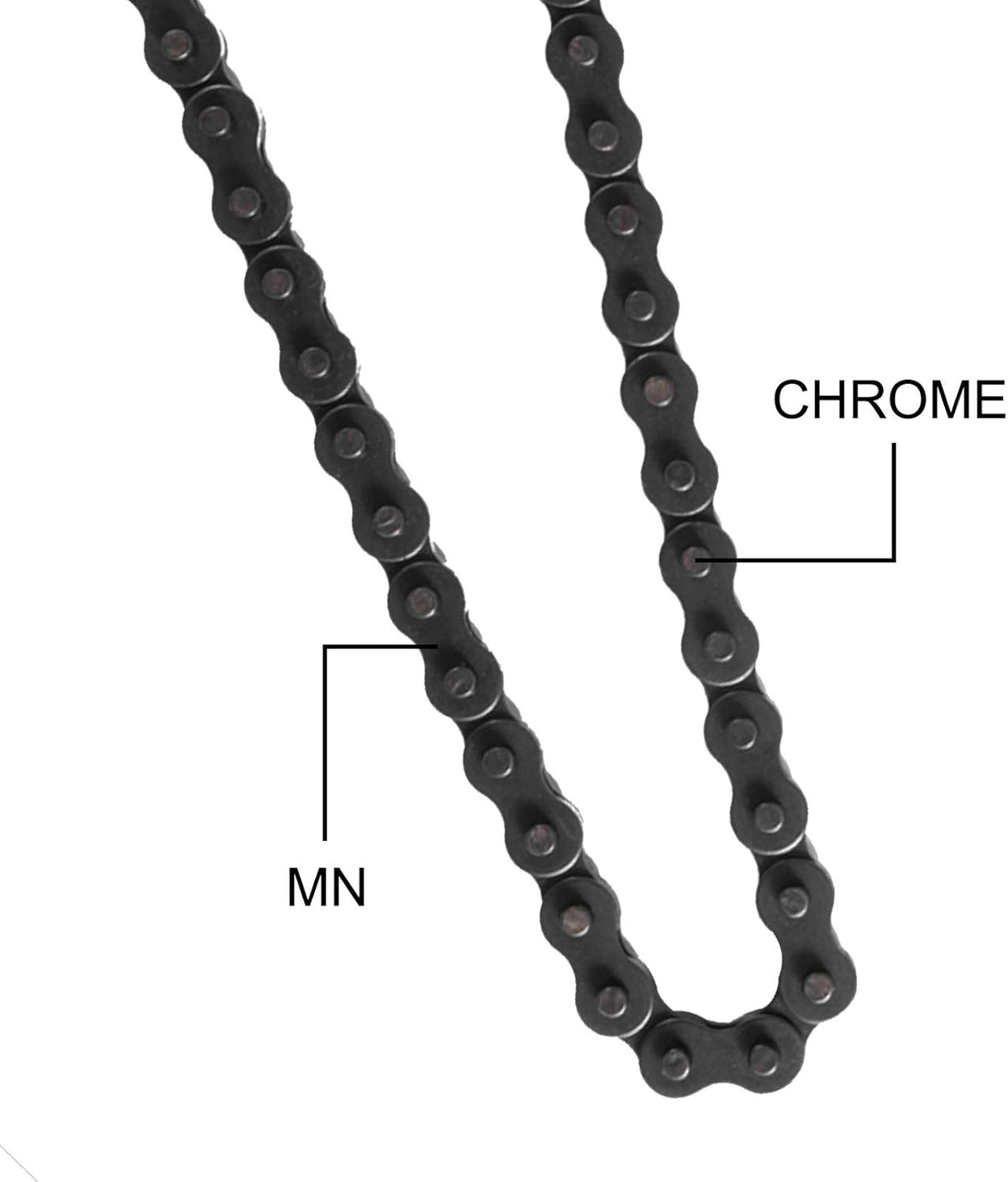 Chain Wrench Pipe 36inch, Heavy Duty Oil Filter Chain Wrench Capacity 4-1/2 to 7-1/2inch, Chain Length 760 mm X532