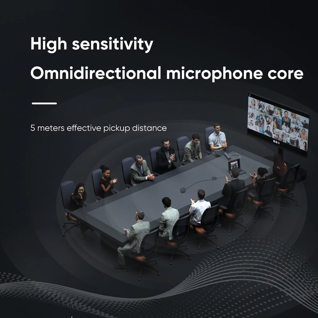 Desktop USB Conference Speakerphone with Microphone M748846