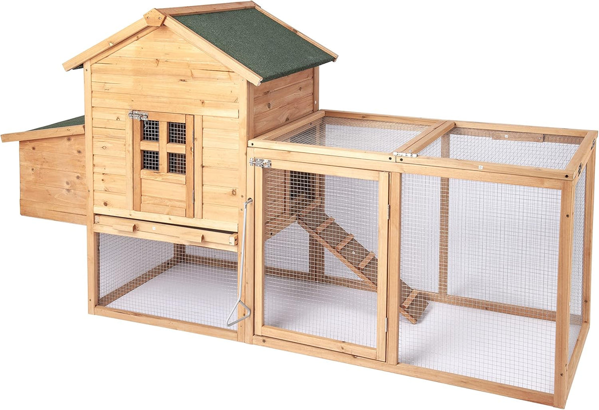 Natural Wood Chicken Coop J95422