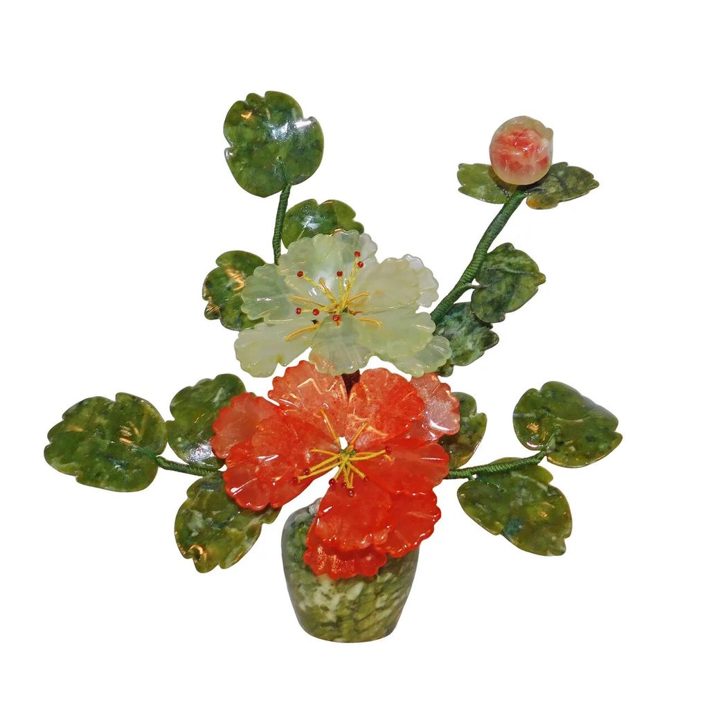 Hardstone Blossom Flower Pot Z607537