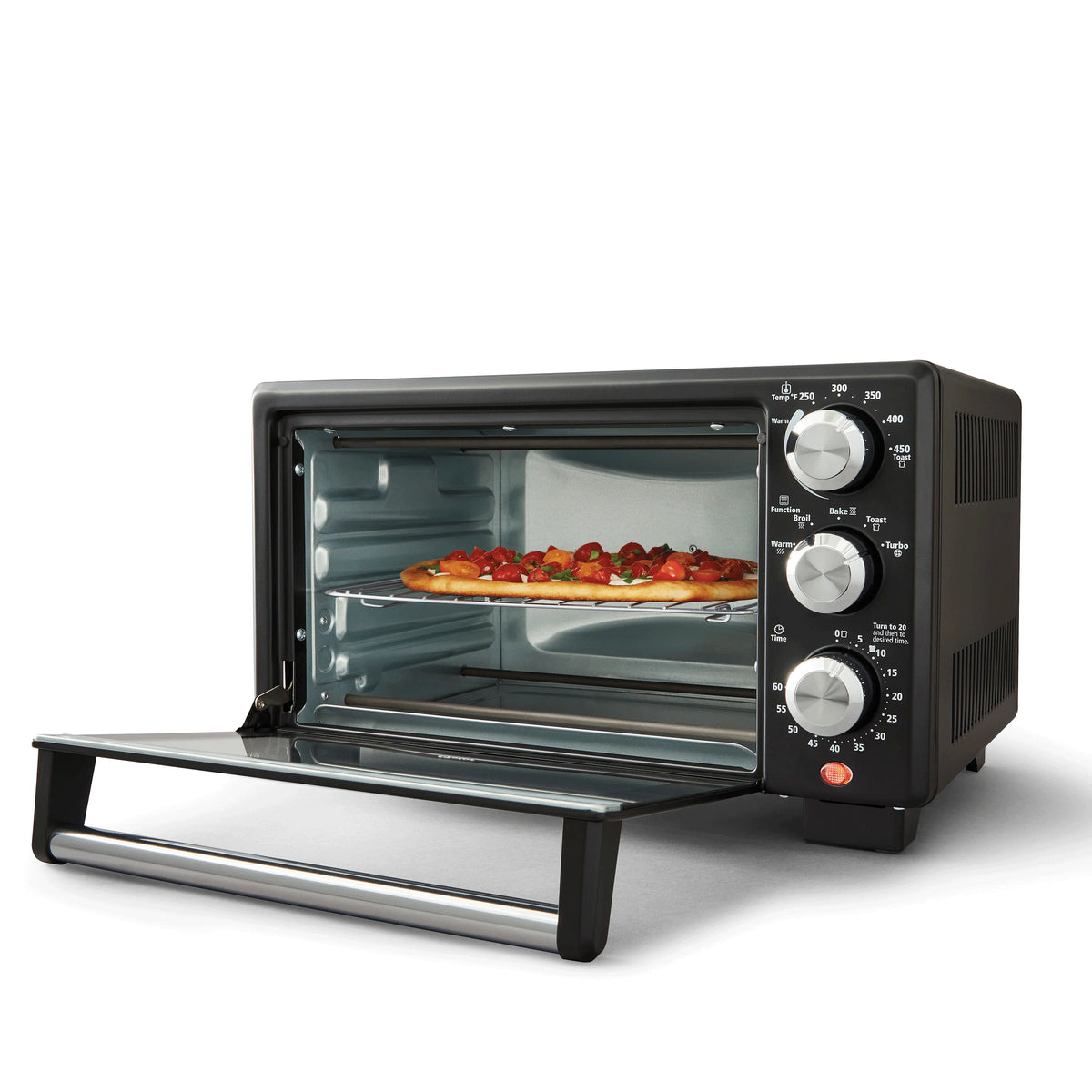 4-Slice Convection Toaster Oven, Matte Black D485