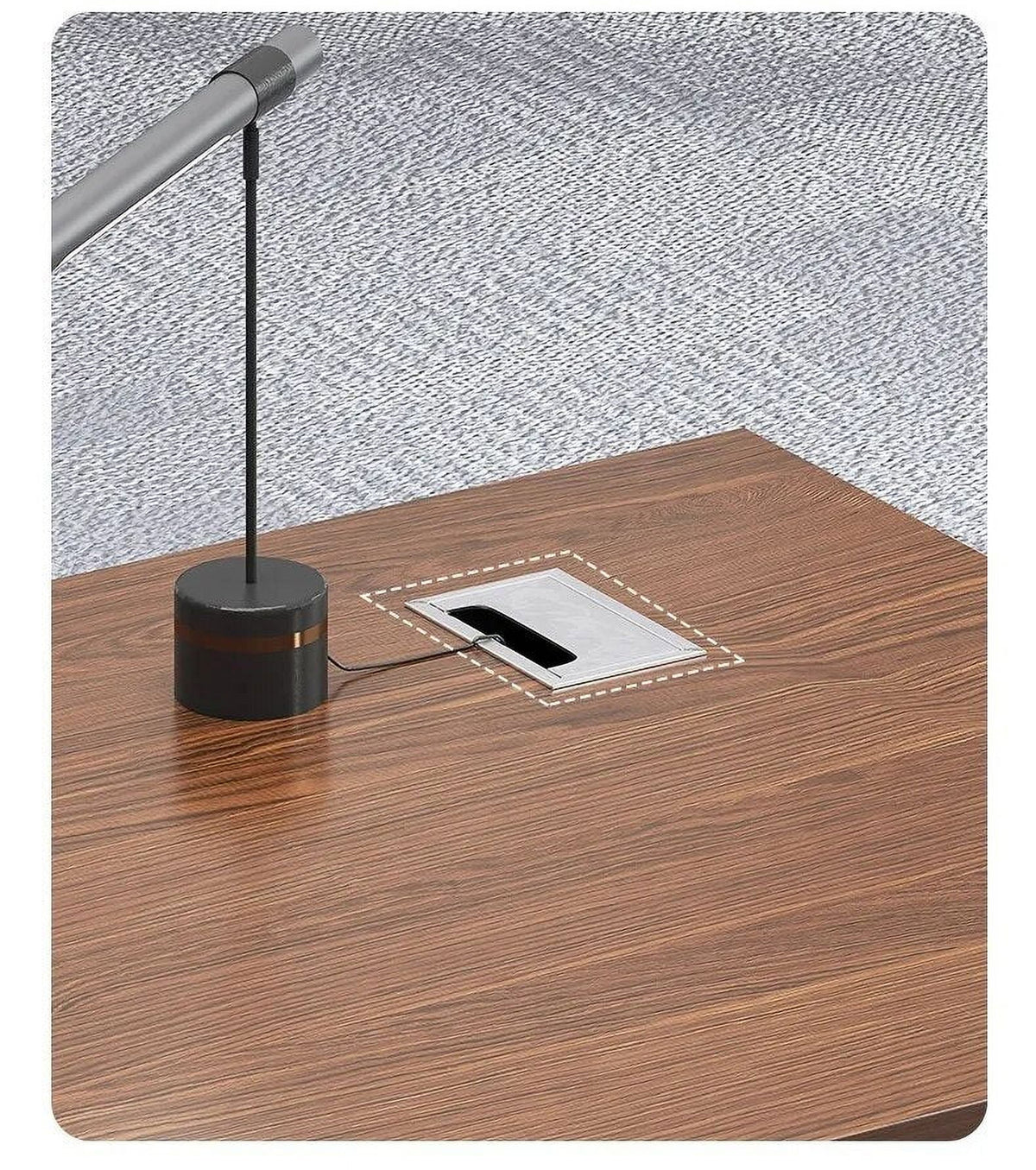 Computer Writing Desk with Drawers Z341