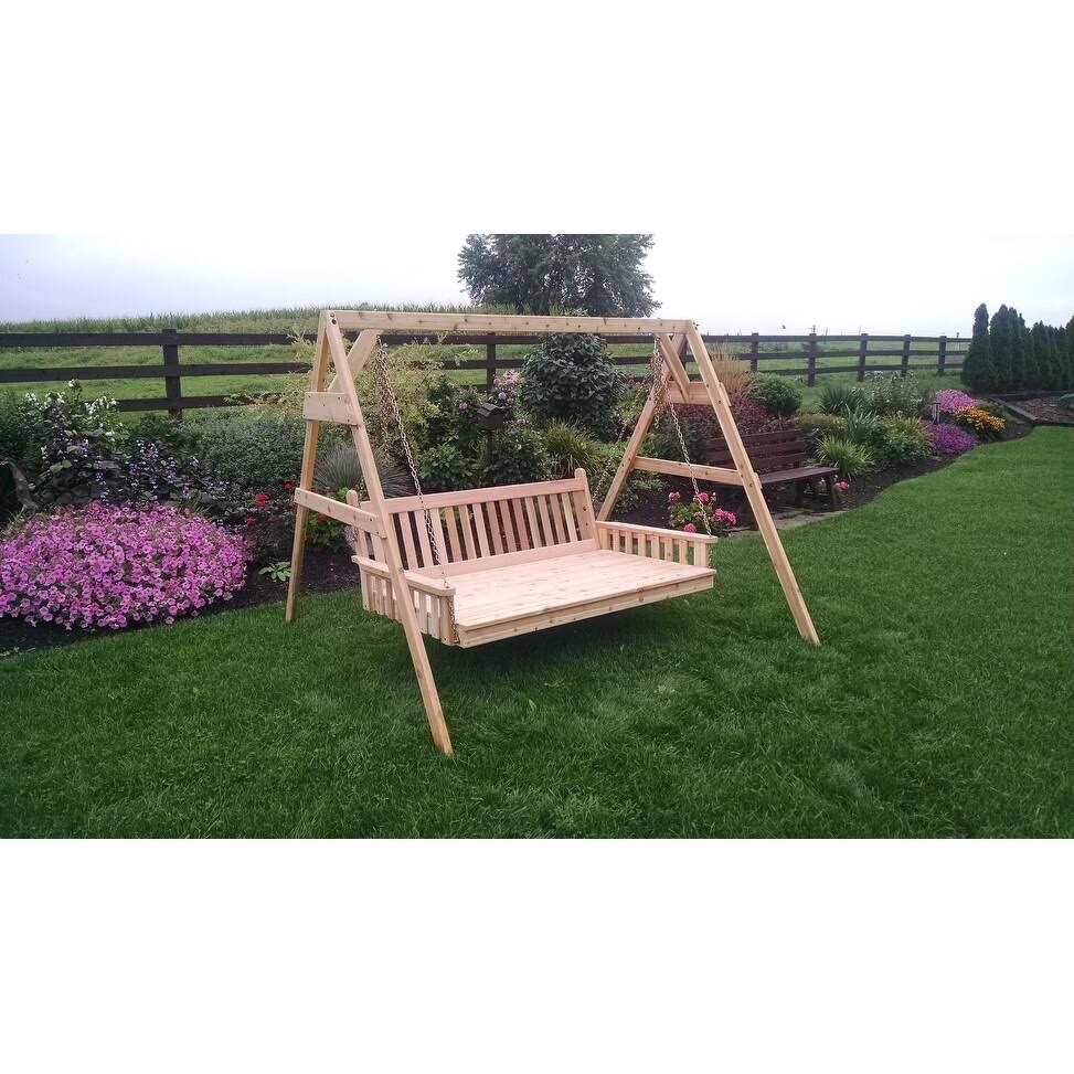 Cedar A Frame Swing Stand M4594