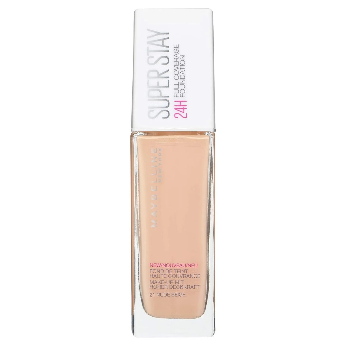 24 Hour Foundation 21 Nude Beige 30Ml O98182