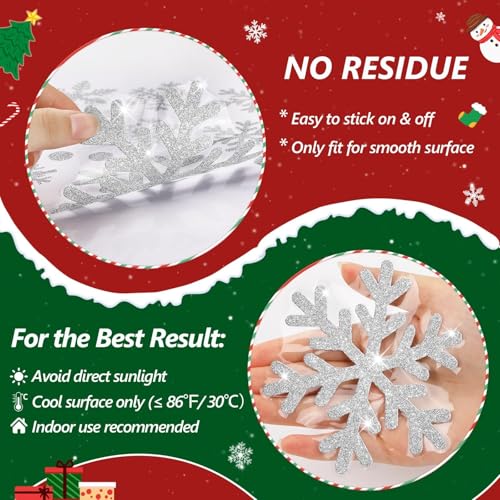 240 Pcs Christmas Window Clings Z841788