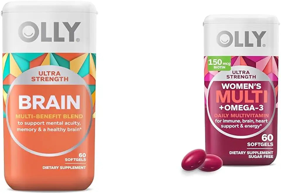 Ultra Strength Brain Softgels, Women's Multi Softgels P6331