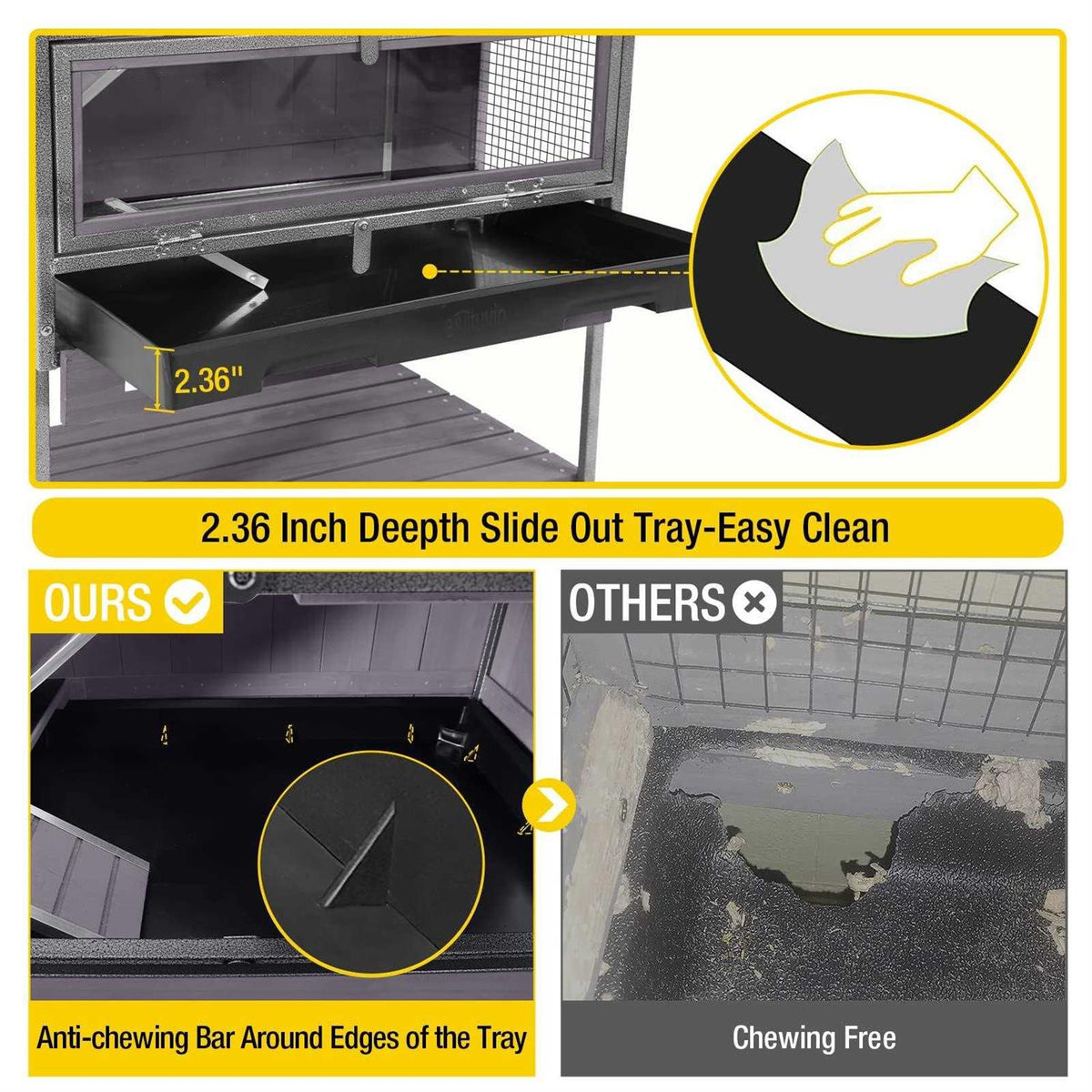 Large Hamster Cage with Metal Frame Pull Out Tray X5423