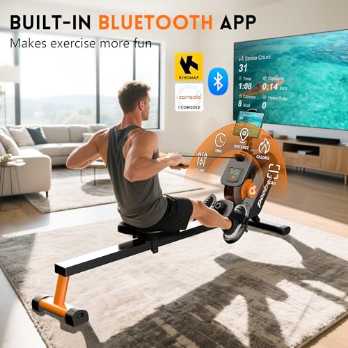 Magnetic Rower with LCD Monitor V477