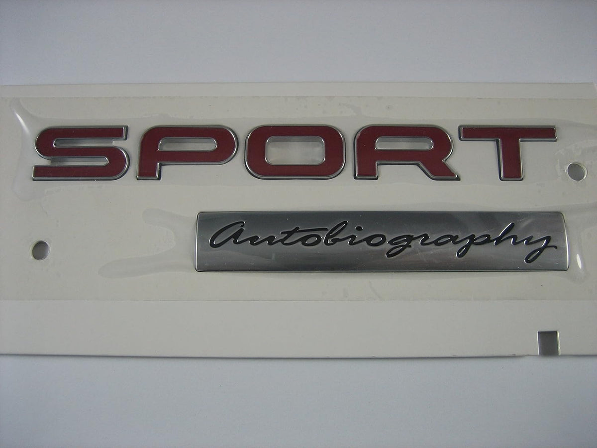 Range Rover Sport Red Autobiography Badge J405