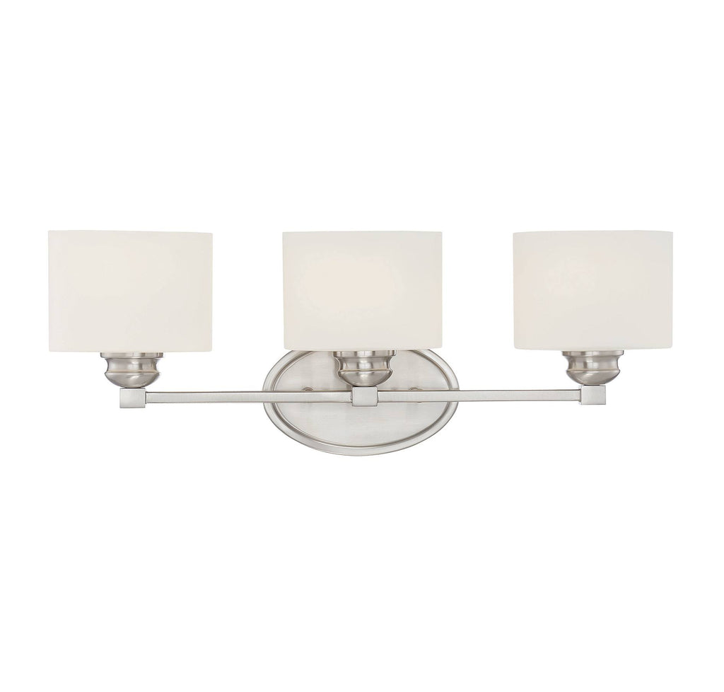 3 Light Satin Nickel Bath Bar E16763