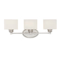 3 Light Satin Nickel Bath Bar E16763