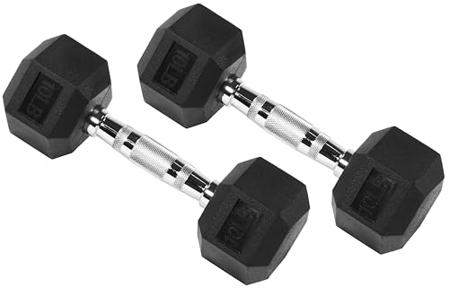 Rubber Coated Hex Dumbbells U483708