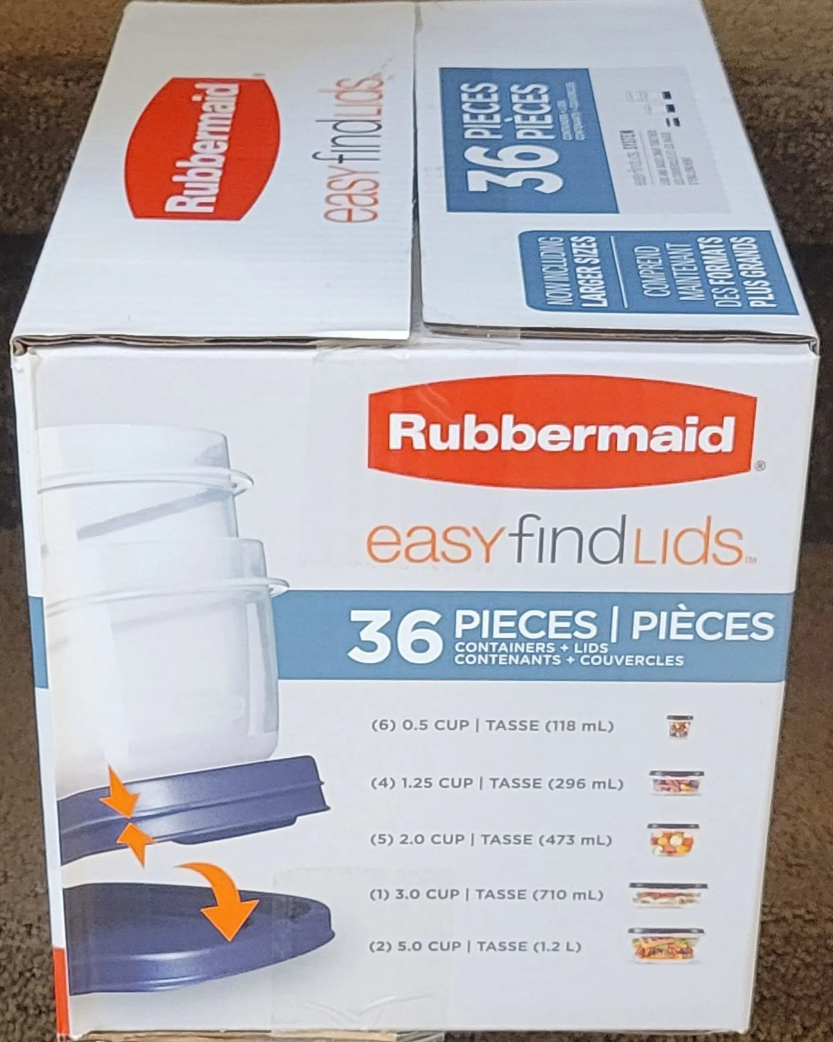 36-Piece Easy Find Lids Set G779