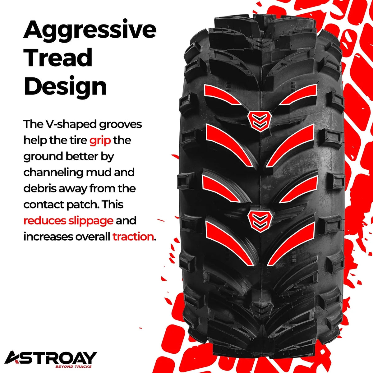 12 Astroay Maxx Plus Utility ATV/UTV Tire N70049