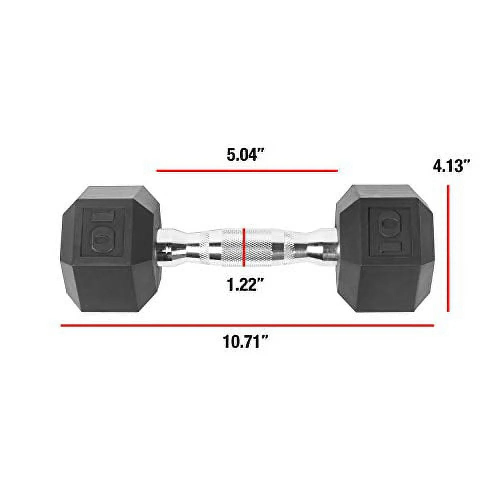 Coated Hex Dumbbells Pair N456
