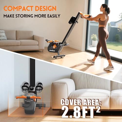 Magnetic Rower with LCD Monitor V477