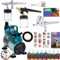 Multi-Purpose Airbrushing System with 3 Airbrushes O5232