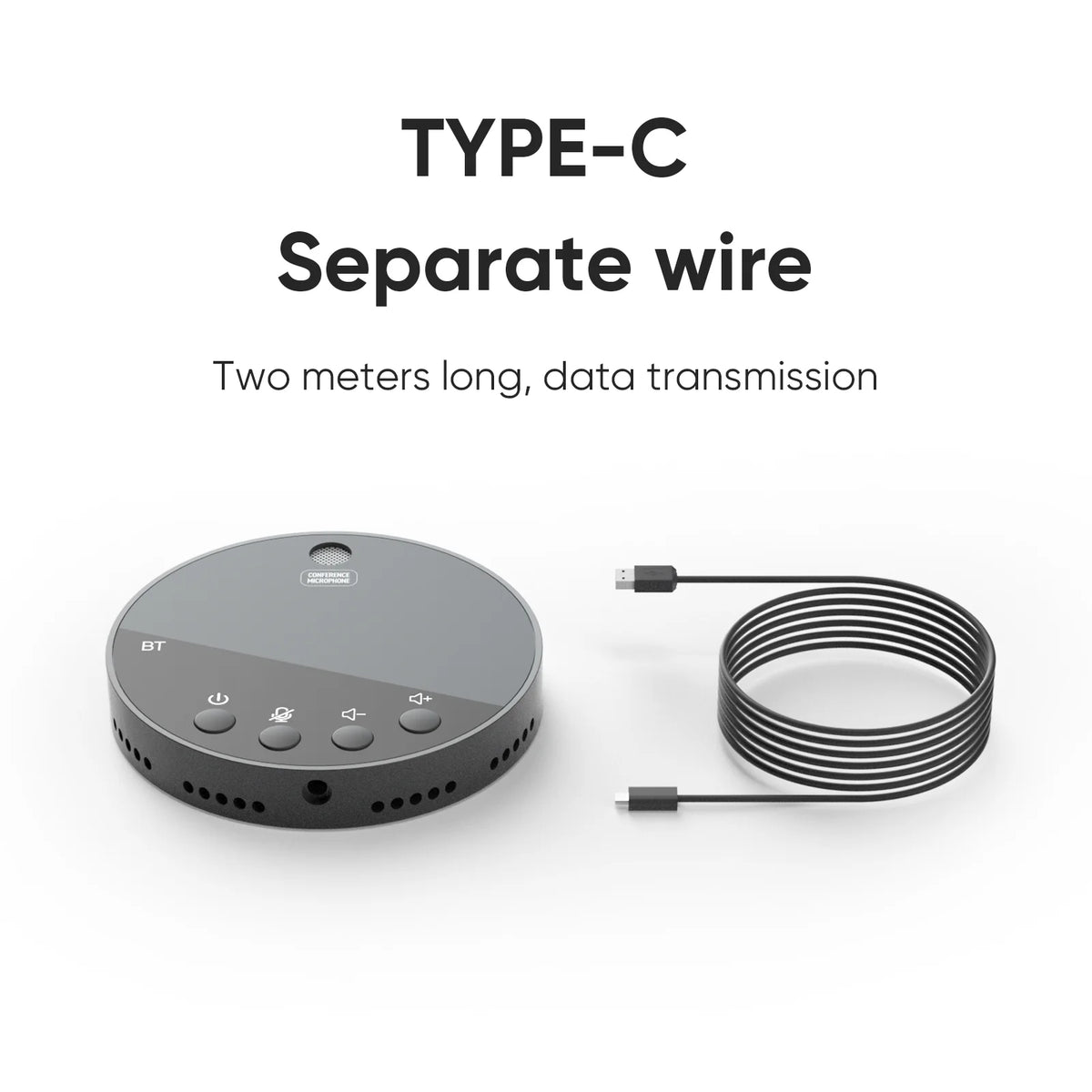Desktop USB Conference Speakerphone with Microphone M748846