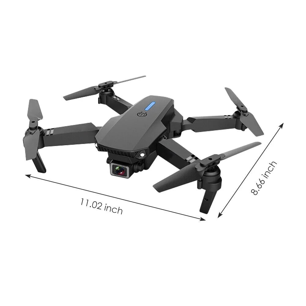4K HD Dual Camera RC Drone with 4 Batteries W361499