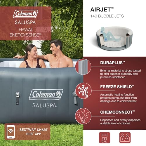 Gray Inflatable Hot Tub E669