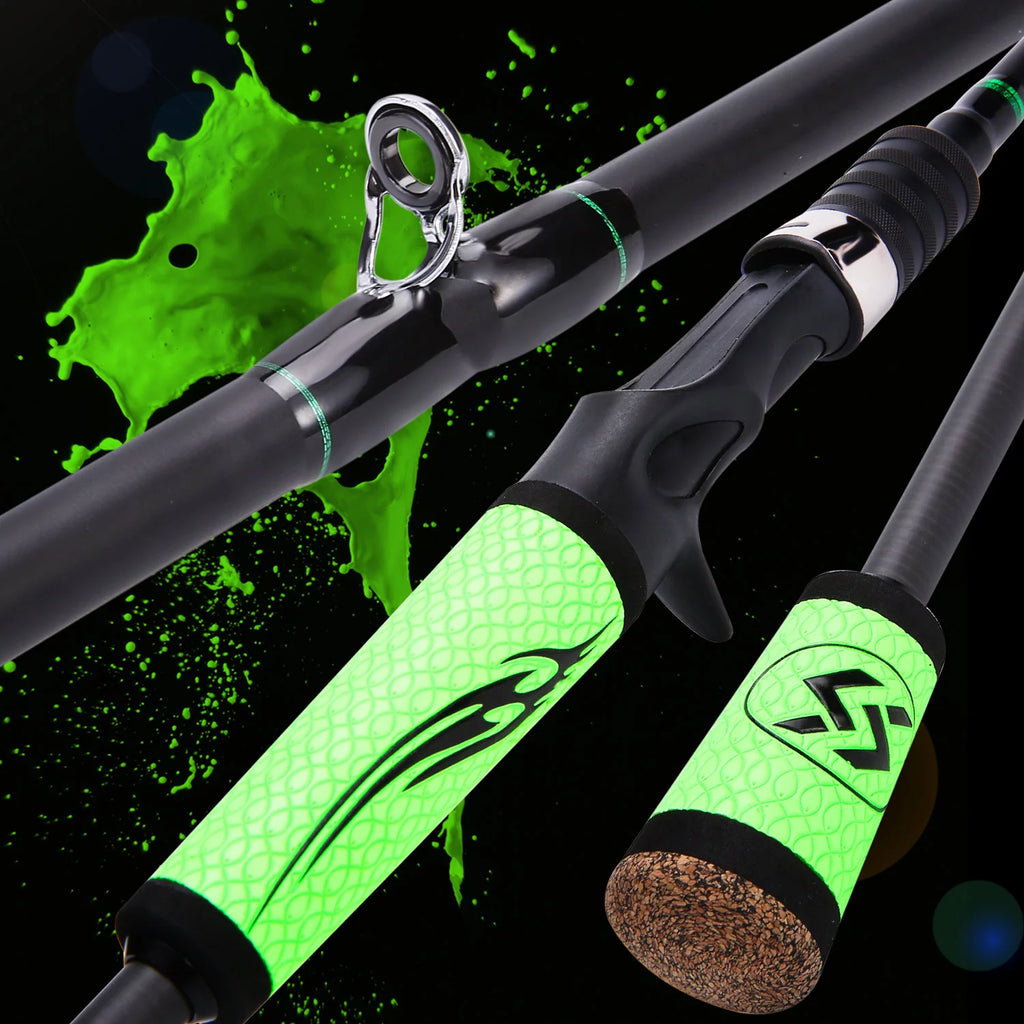 4 Pc High Carbon Fishing Rod Reel Combo F968441