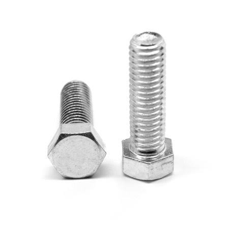 9/16 inch-18 x 1 inch Fine Thread Hex Cap Screw Full Thread Stainless Steel 316 Pk 25 C84312