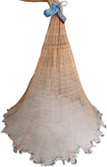 Fishing Cast Net Radius 4ft/6ft Mesh Size 1/2inch 49 Feet Braided Hand Line R1214