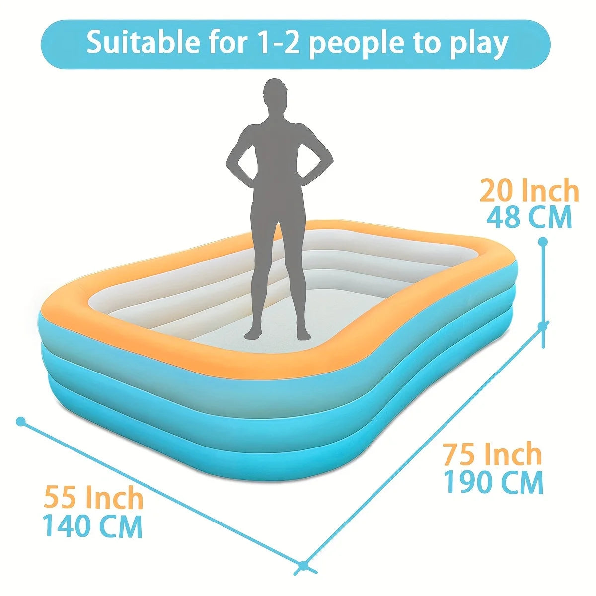 Large Inflatable Swimming Pool Q53961