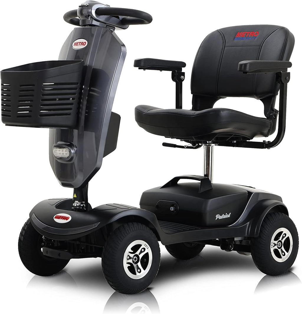 4 Wheel Electric Powered Mobility Scooter Compact Travel Lightweight A33291