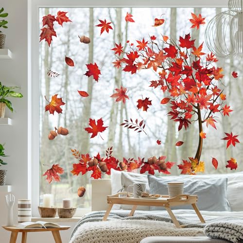 6 Sheet Large Reusable Winter Window Clings C4198