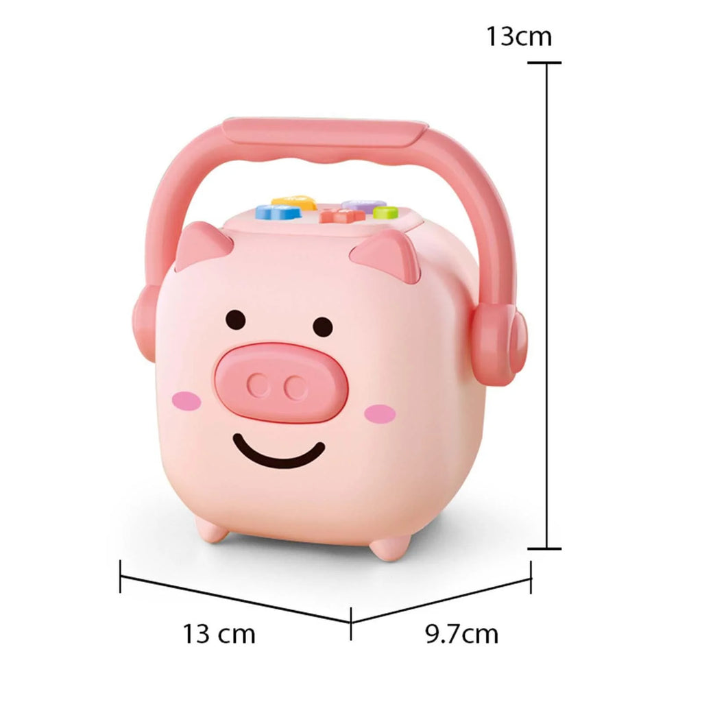 Piggy Bank Money Box Sculpture Change Container Money Saving Jar E939479