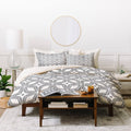 Star Grey 3-Piece Queen Duvet Cover Set D235