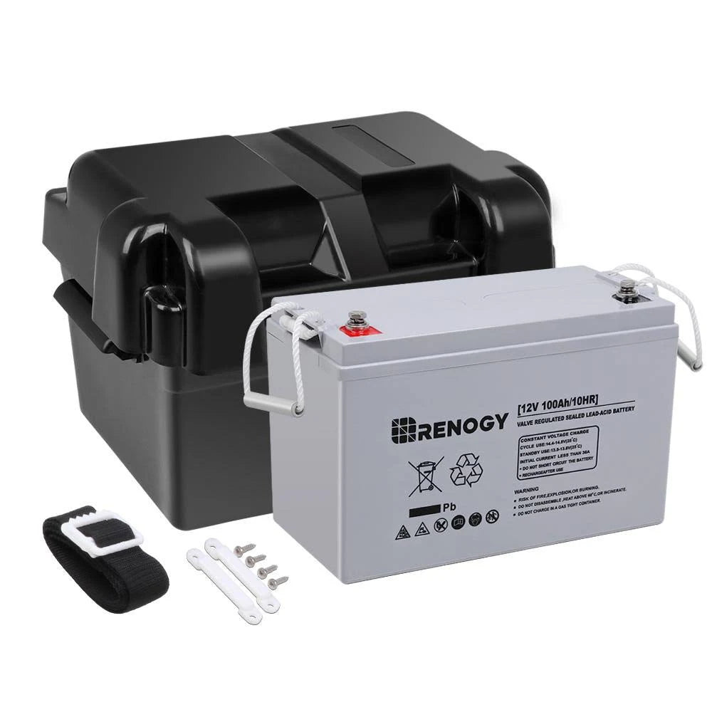 12V 100Ah Deep Cycle AGM Battery with Box L230