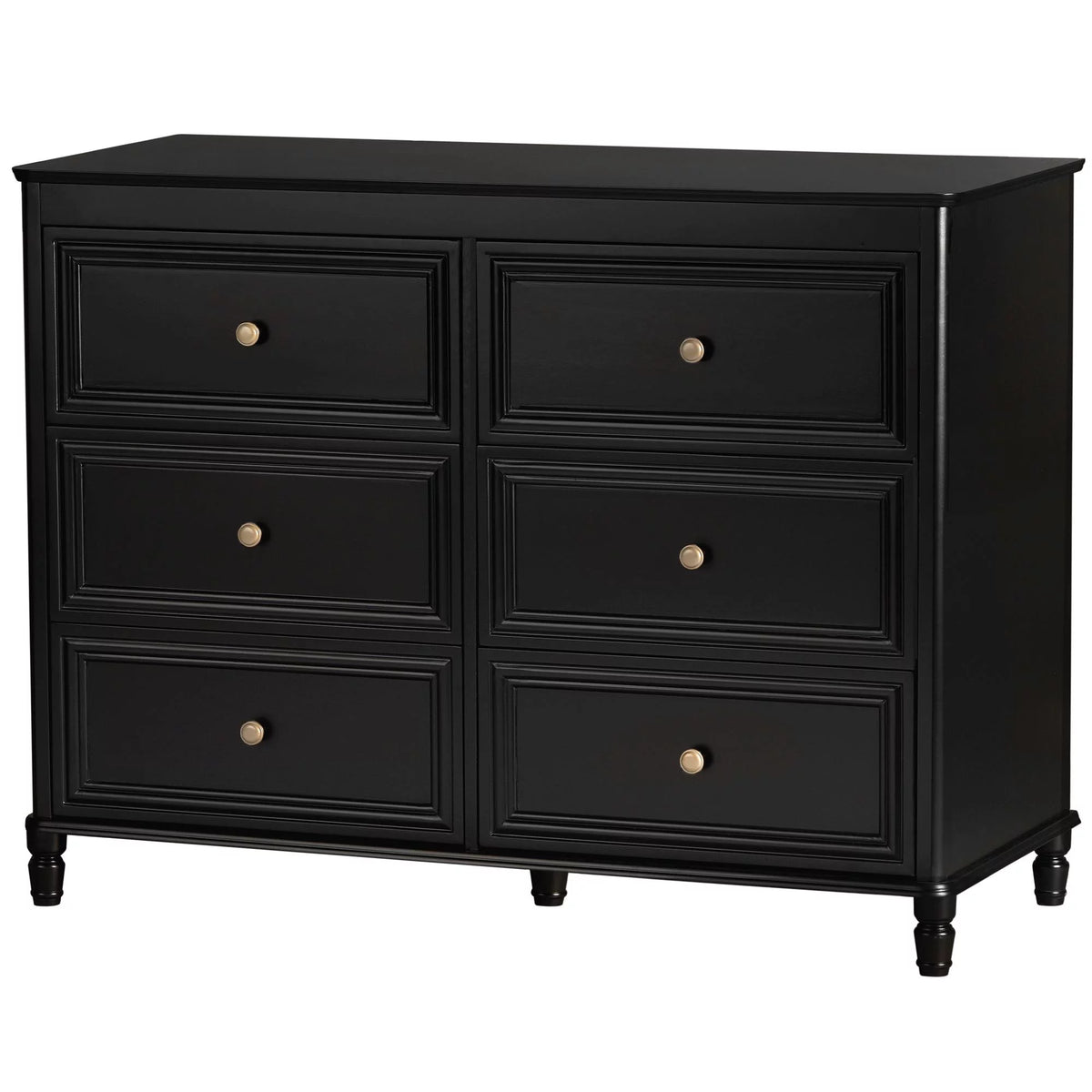 6 Drawer Ivory White Dresser A27444