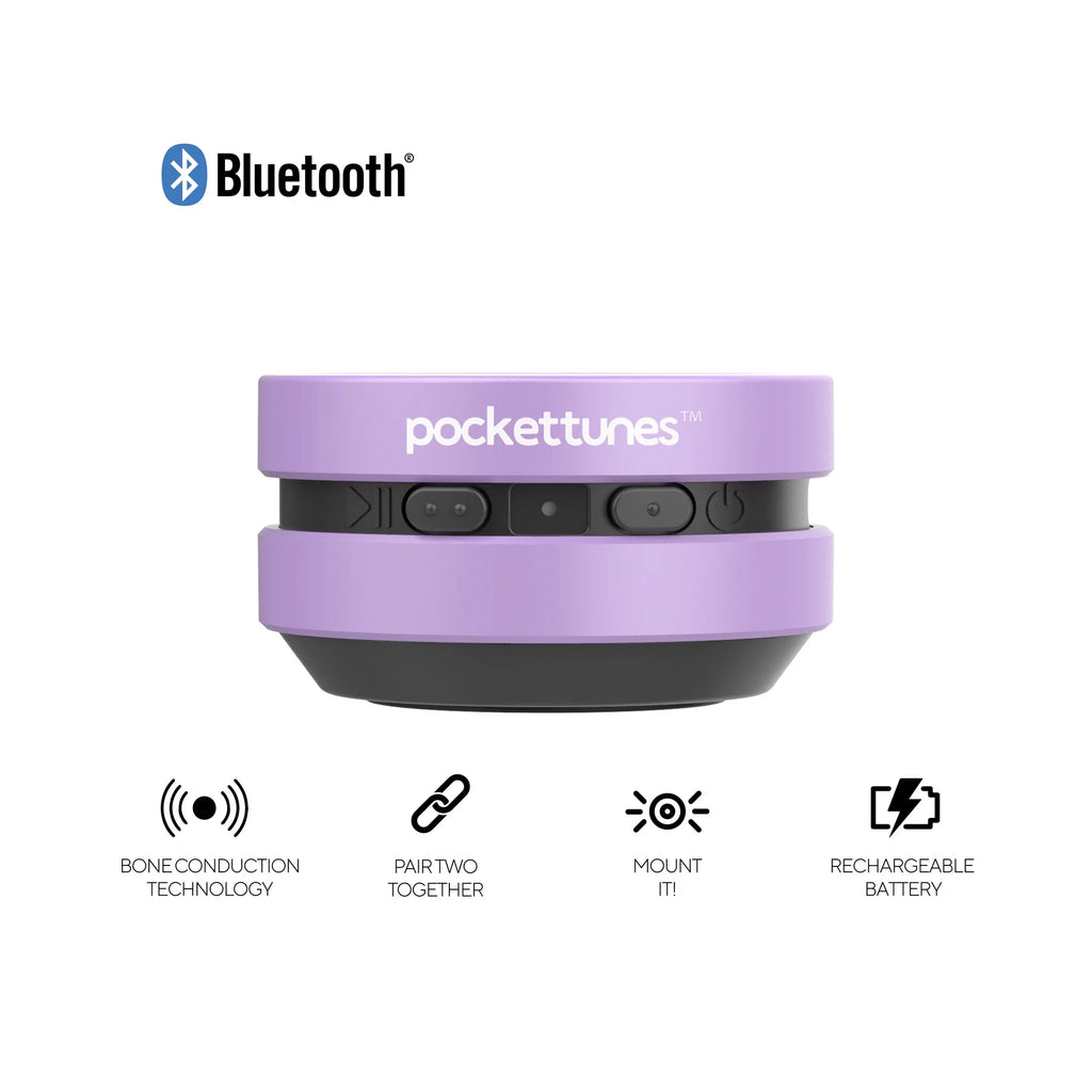 Black Bone Conduction Mini Speakers Pack of 2 Y29647