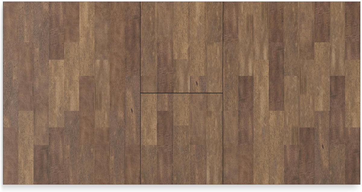 78" W x 40" D x 30" H Black Dark Brown Dining Extension Table B50280