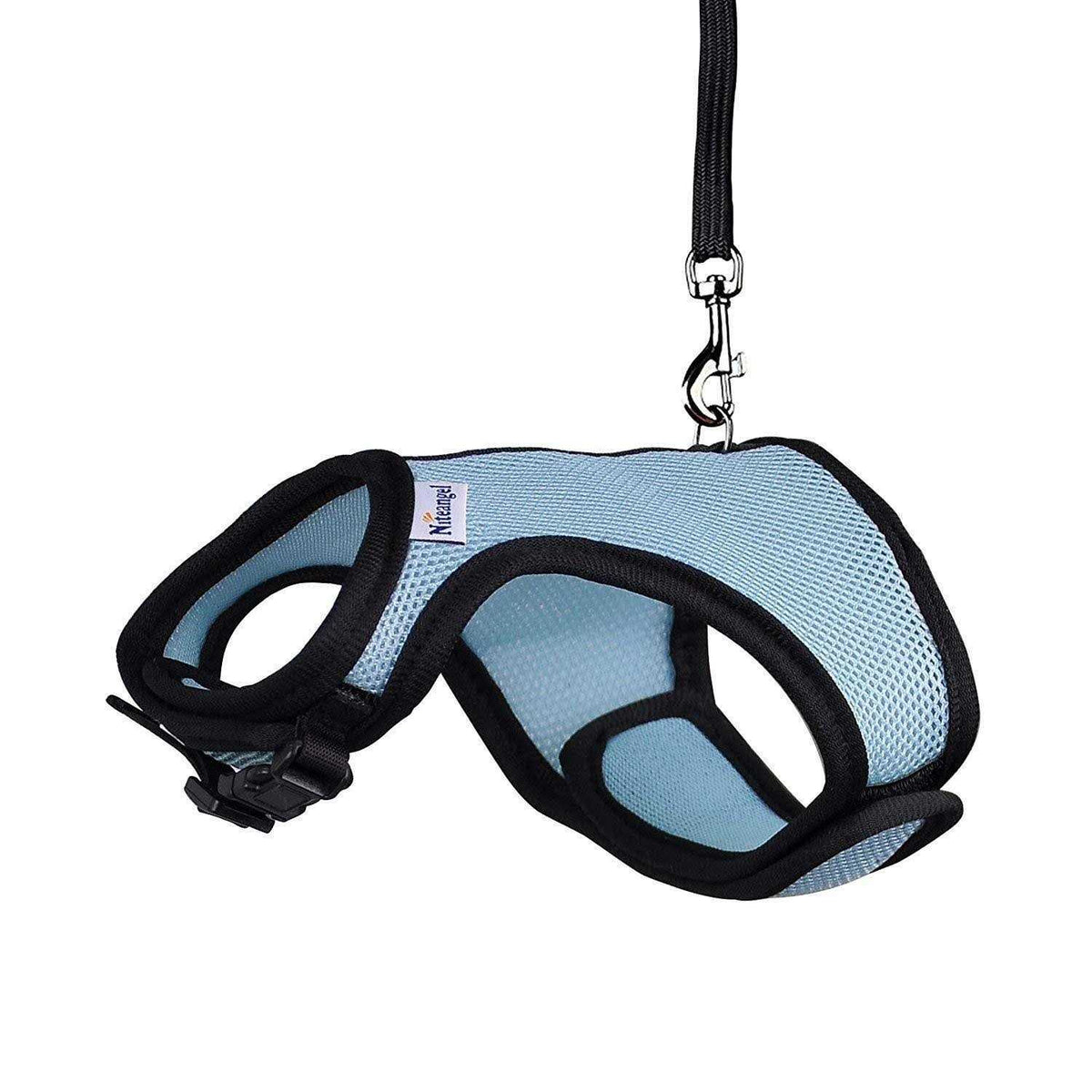 Adjustable Soft Harness with Elastic Leash for Rabbits Q684563