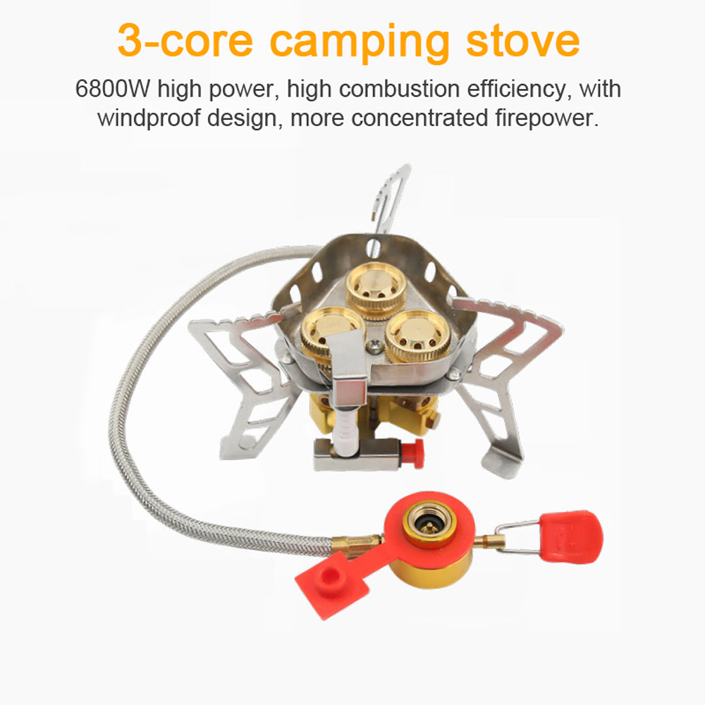 6800W 3 Core Camping Stove Y91875