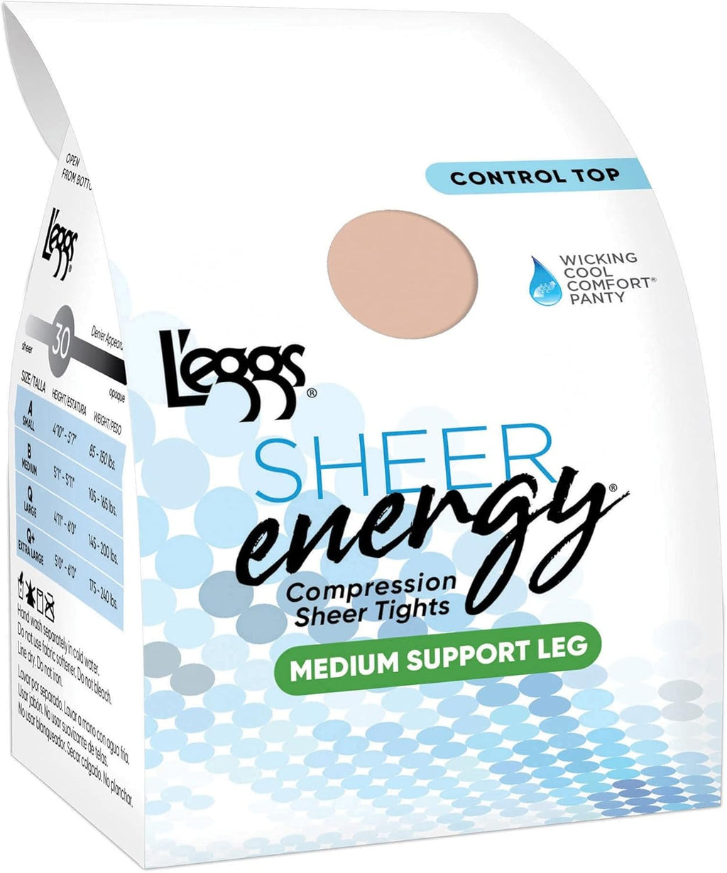 Off White Sheer Support Pantyhose M621524