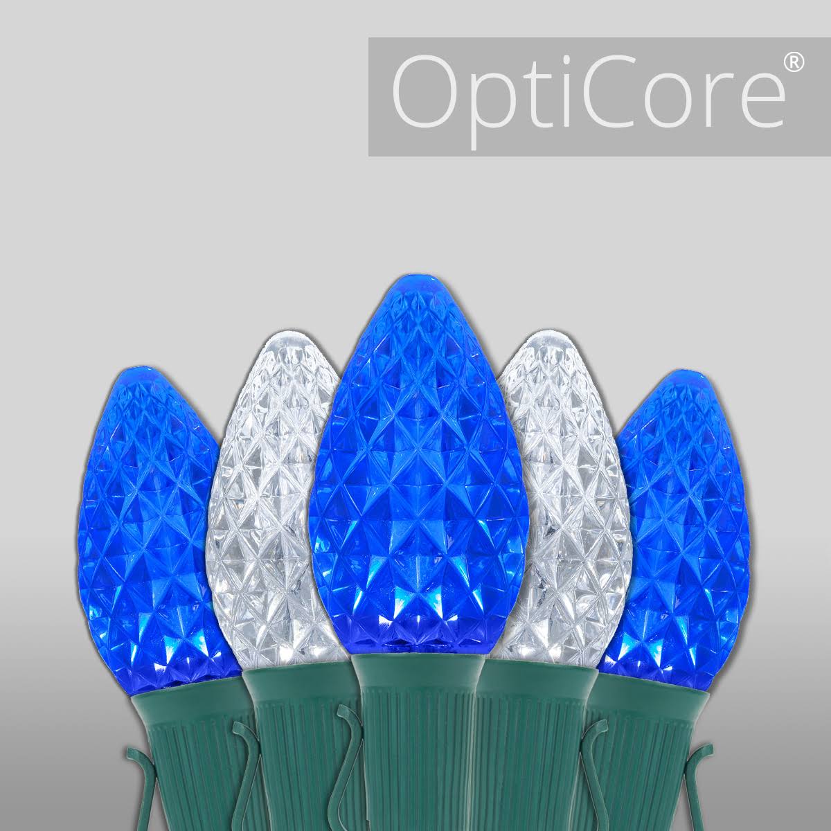 Blue / Cool White LED Christmas Lights S5564