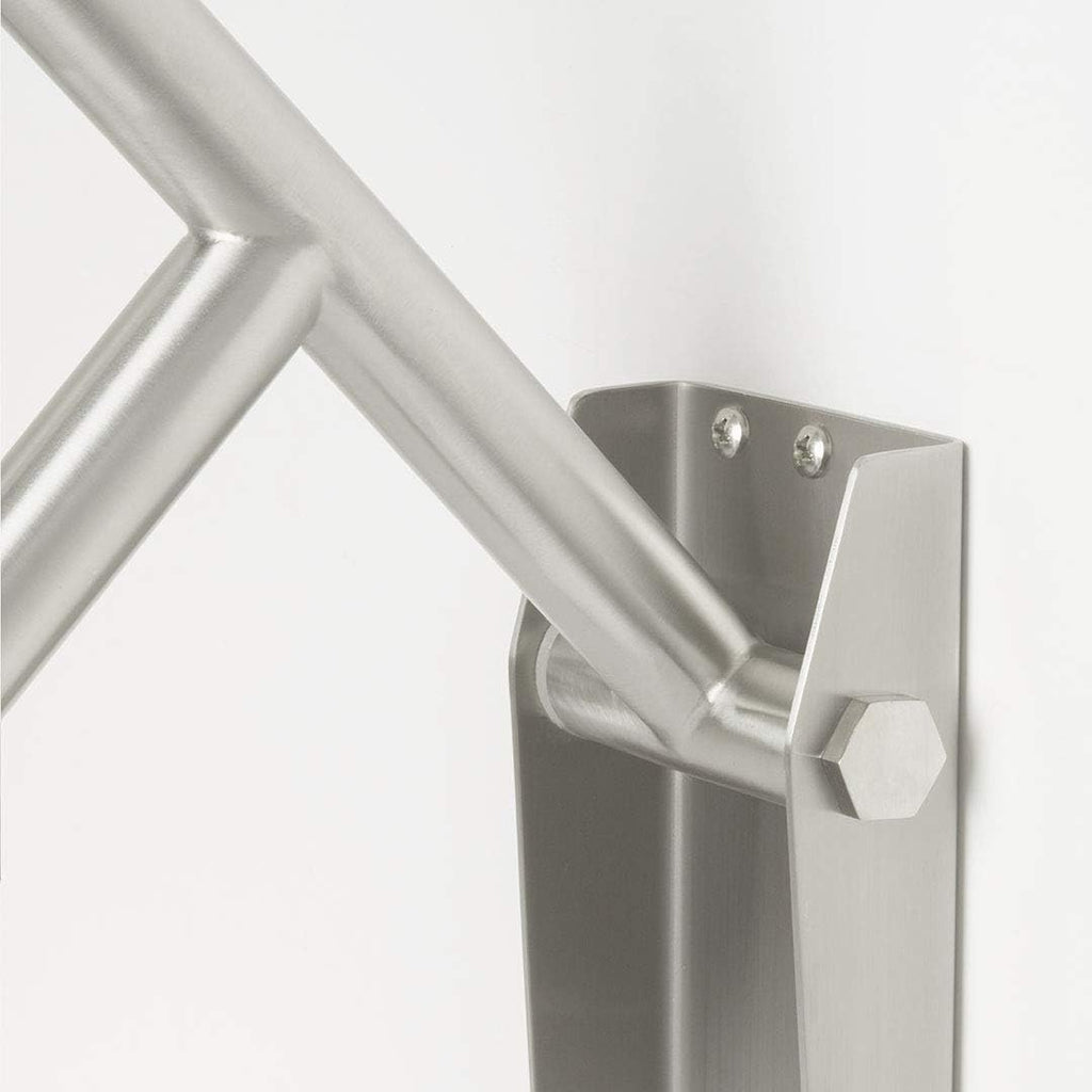 Satin Stainless Steel 30 inch Swing Up Grab Bar C974