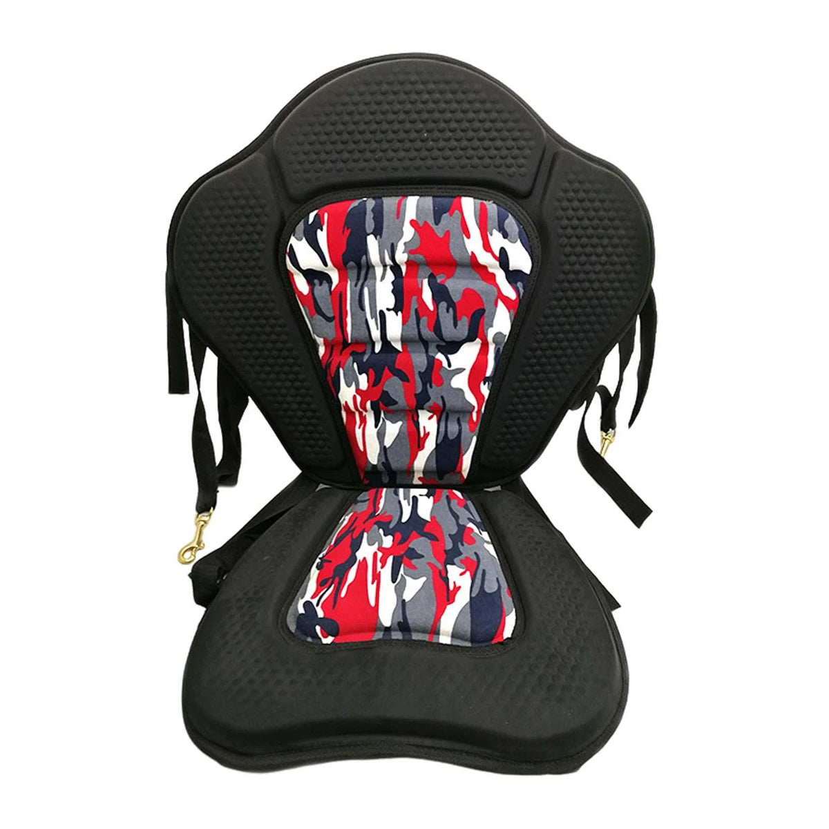 Padded Kayak Seat with Back Support Adjustable Straps Q463