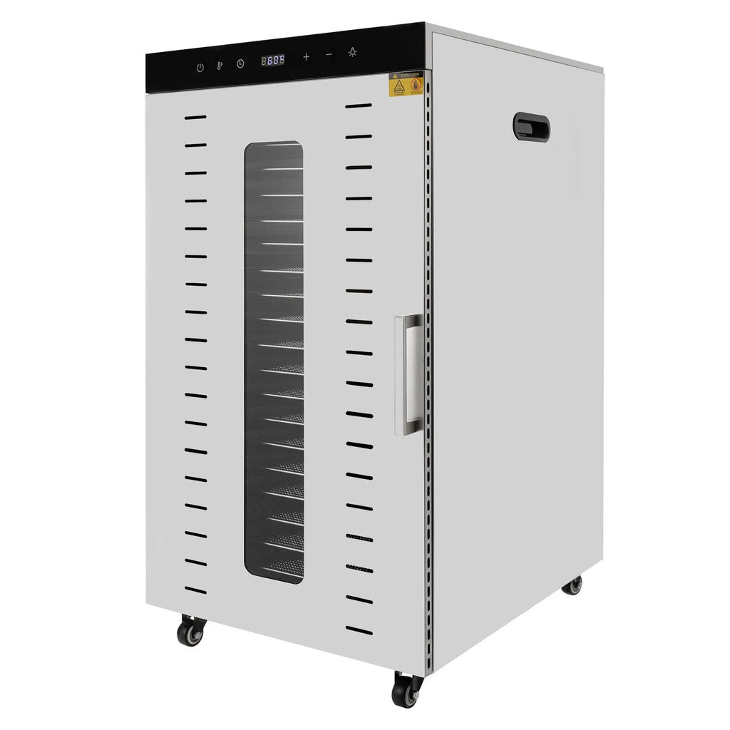 1700W Electric Food Dehydrator with Temperature Control 20 Stainless Steel Trays P7405