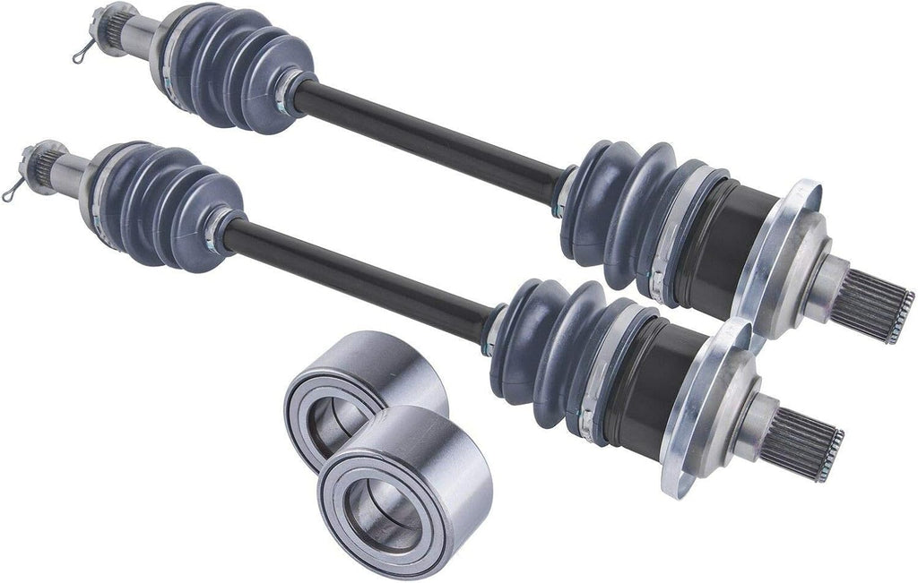 Arctic Cat 400/450/500 2005 2006 2007-2014 Axle replacement for rear cv axles & wheel bearings set Y696