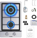 2 Burner Stainless Steel Gas Cooktop M874
