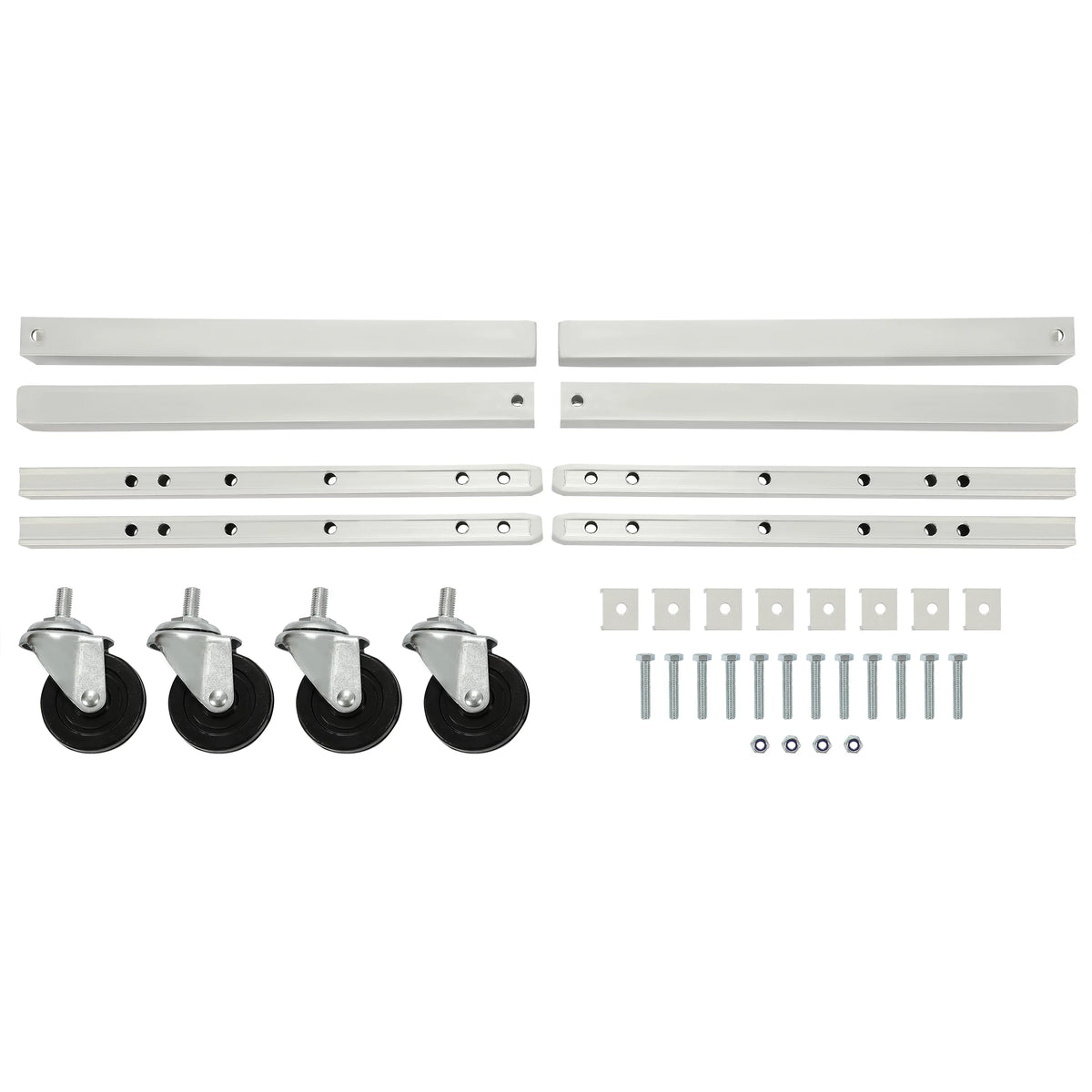 25 Tier Aluminum Bakery Rack with Lockable Wheels B628