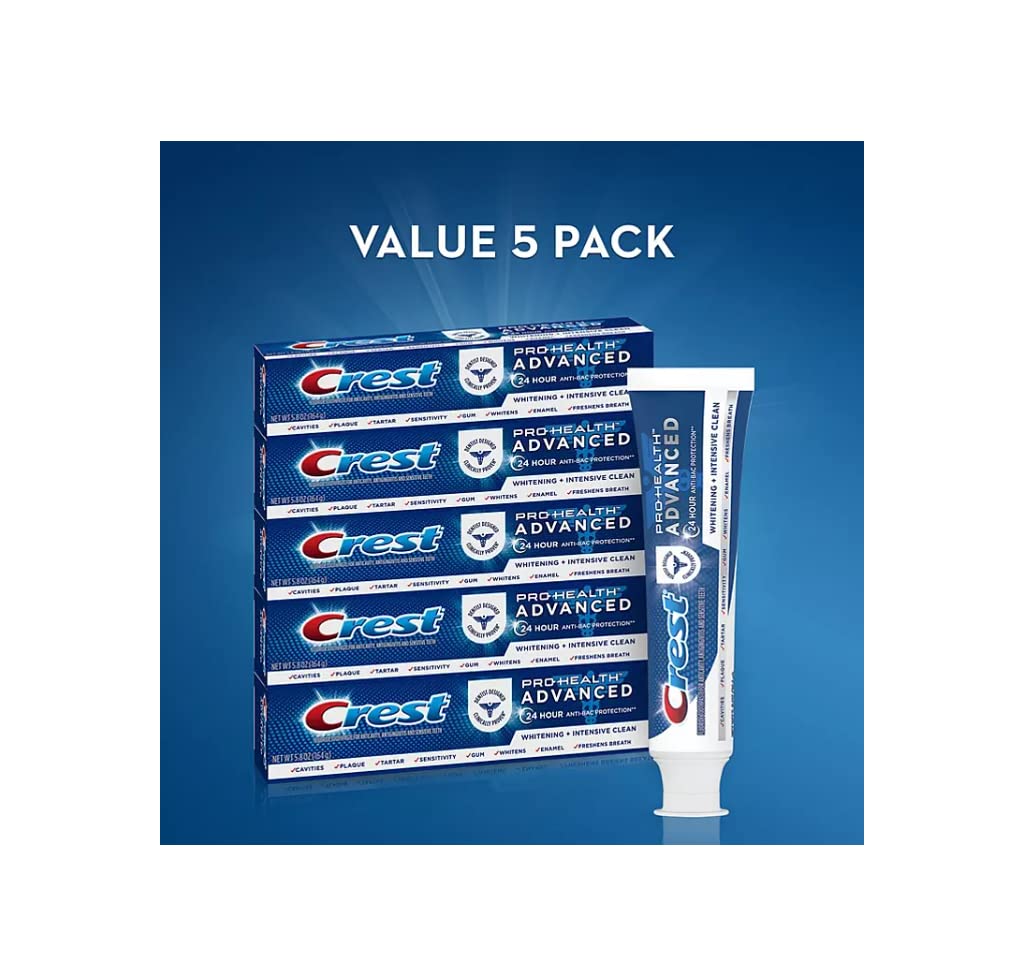 5.8 oz. 5 pk. Advanced White Toothpaste V928504